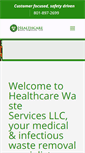 Mobile Screenshot of healthcarewasteservice.com